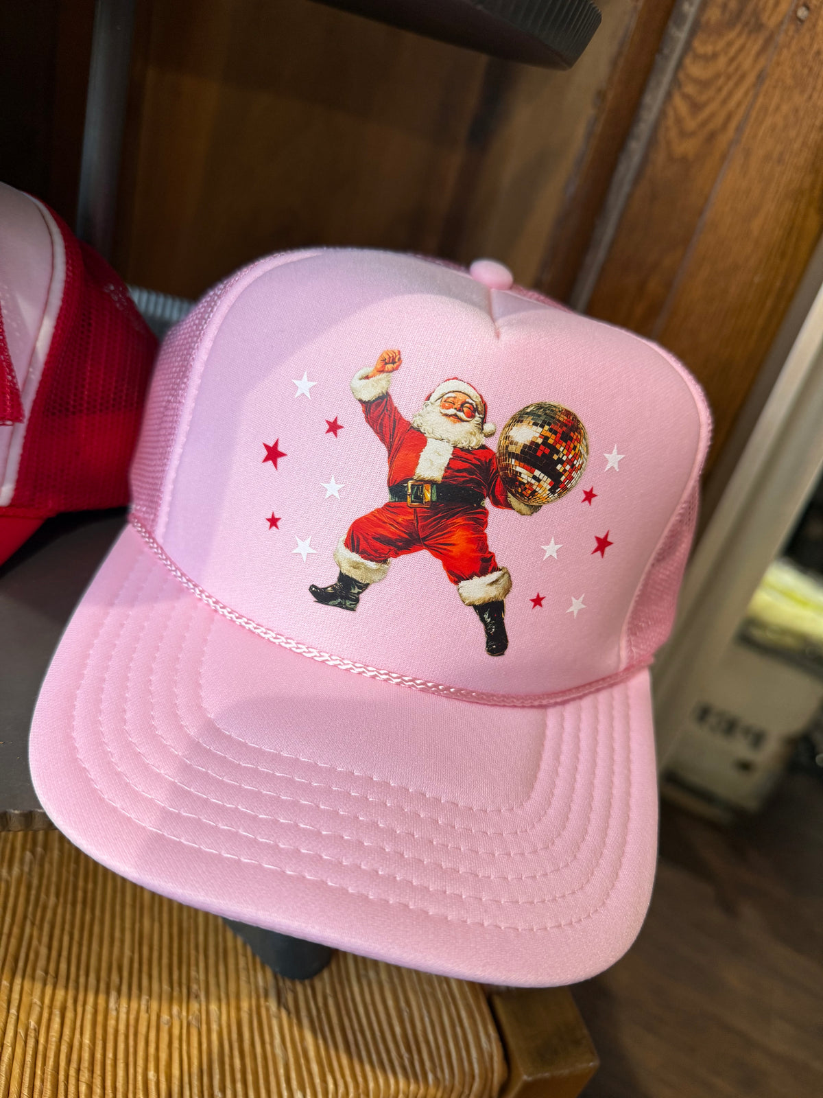 Disco Santa Trucker Cap