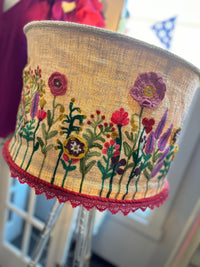 Embroidered Lamp Shades