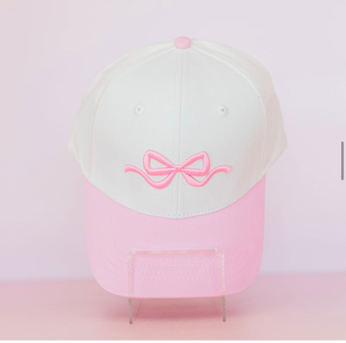 Baby Pink Bow Trucker - Hollis Brand