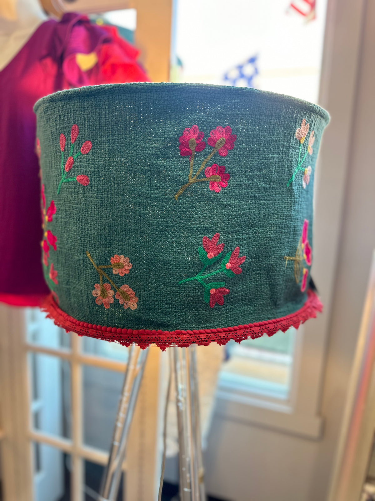 Embroidered Lamp Shades