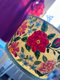 Embroidered Lamp Shades