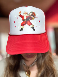 Disco Santa Trucker Cap