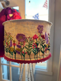 Embroidered Lamp Shades