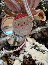 Bling Christmas Compact Mirrors