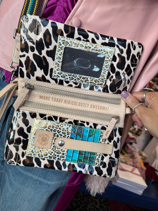 CONSUELA- Mona Leopard Uptown Crossbody