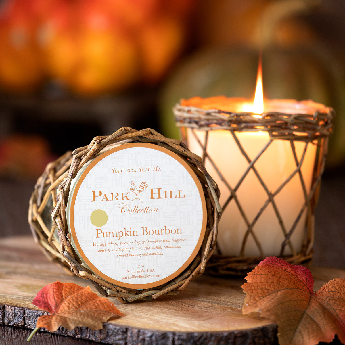 Thymes - Heirlum Pumpkin Votive Candle at