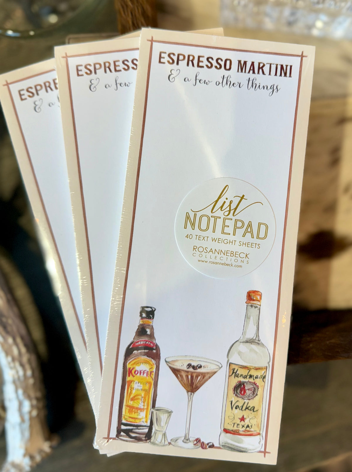 Espresso Martini - Skinny Notepad