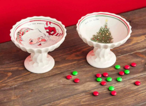 Vintage Christmas Candy Dish - Tree