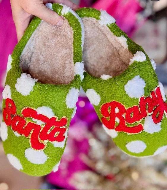 Santa Baby House Shoes