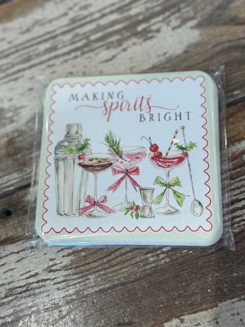 Making spirits bright - Coasters 20