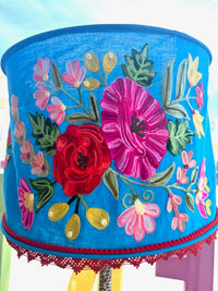 Embroidered Lamp Shades