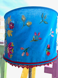 Embroidered Lamp Shades