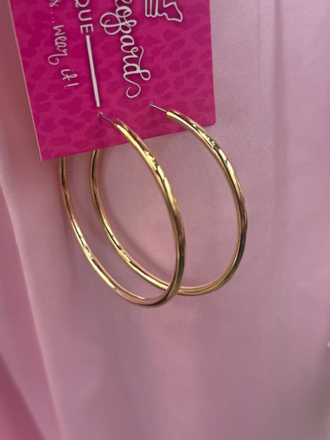 2 in. Gold Hoops