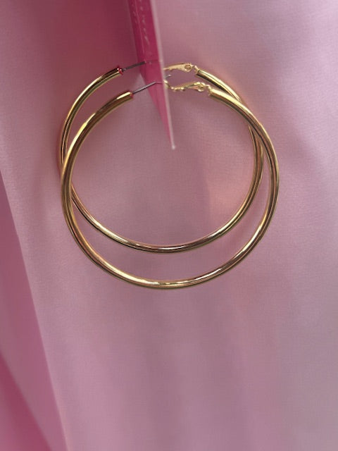 2 in. Gold Hoops