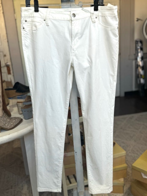 White Straight Leg Pants