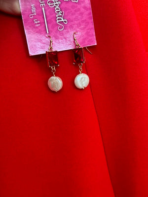 Pearl Snap Earrings