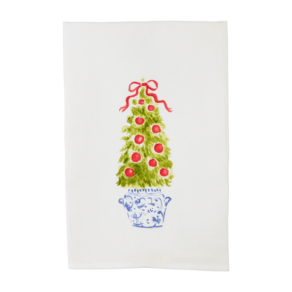 Tree Topiary Tea Towel